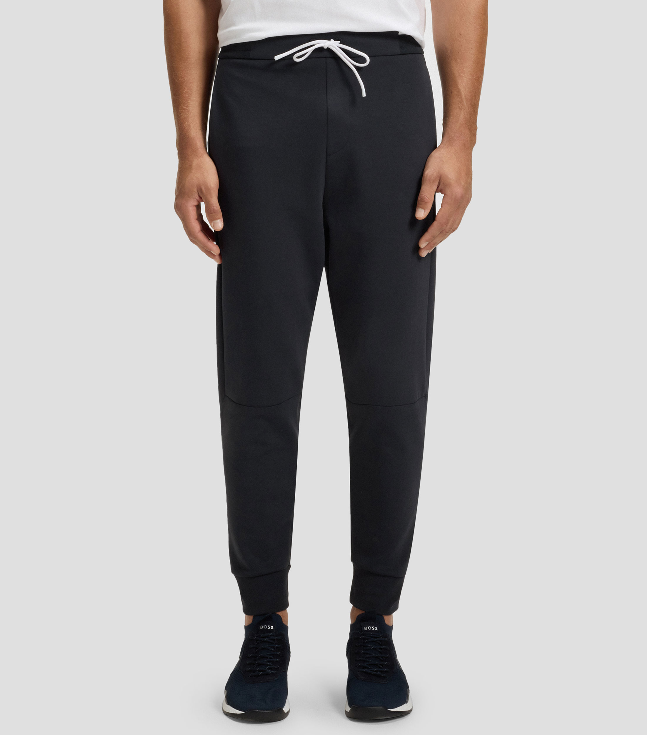 Pantalones de chándal de algodón con detalles de rayas Hombre